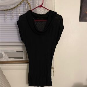 Express Black Cowl Neck Blouse